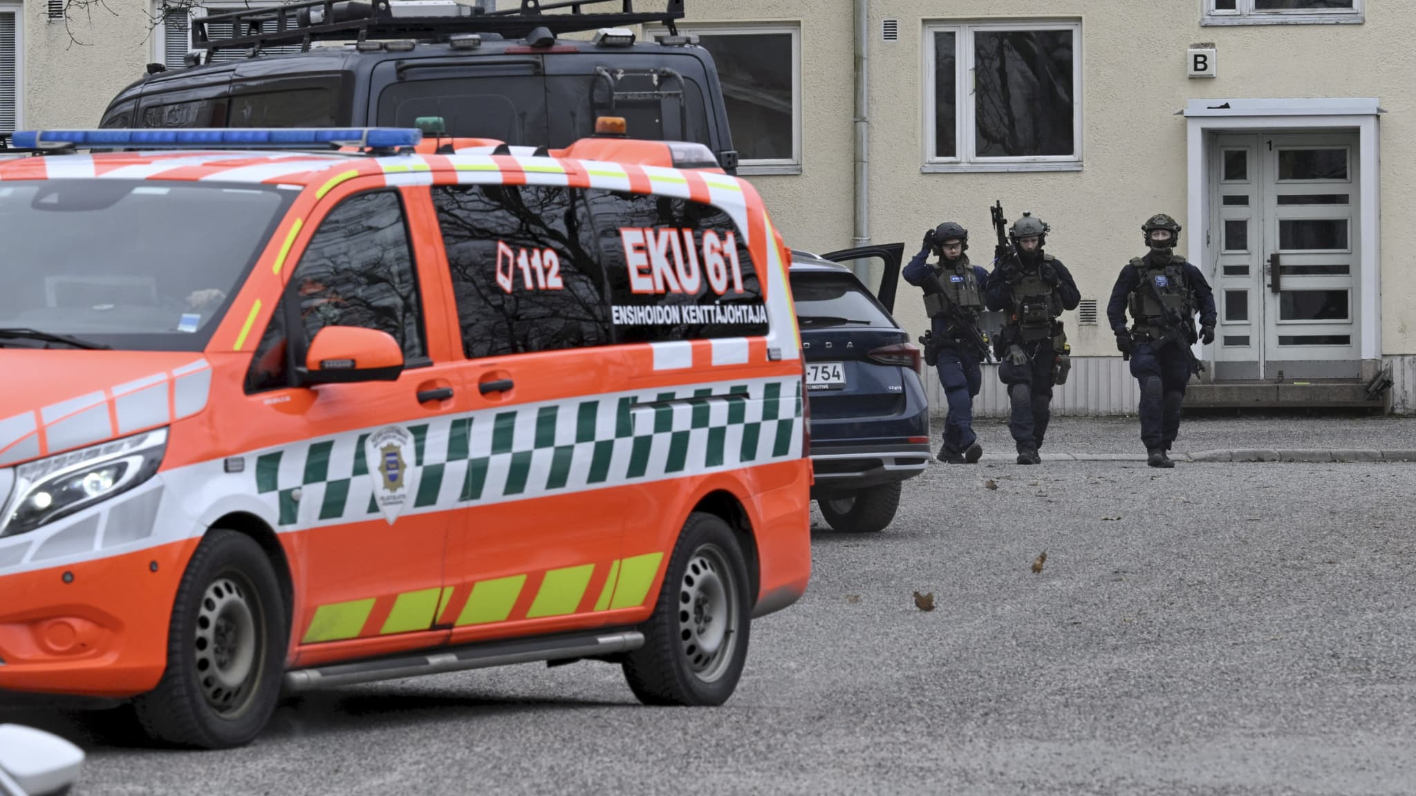 Finlande : une fusillade dans une école à Vantaa fait trois blessés (police)