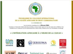DAKAR : un colloque international pour penser l’intégration continentale à l’ère de la ZLECAF